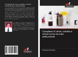 Complessi di rame, cobalto e nichel come farmaci antitumorali