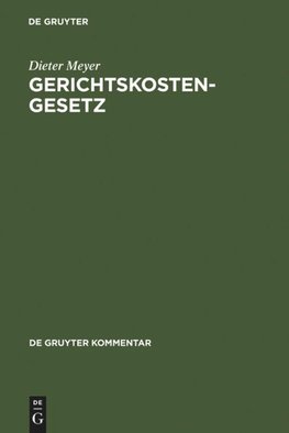 Gerichtskostengesetz