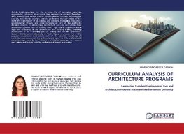 CURRICULUM ANALYSIS OF ARCHITECTURE PROGRAMS