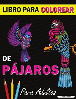 Libro para colorear de pájaros