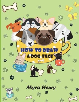 How to draw a dog face