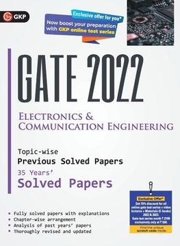 GATE 2022 Electronics & Communication Engineering - 35 Years Topic-wise Previous Solved Papers