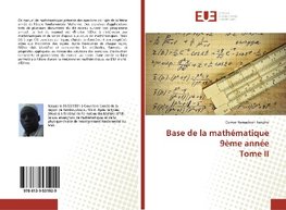 Base de la mathématique9ème annéeTome II