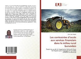 Les contraintes d'accès aux services financiers dans le milieu rural burundais