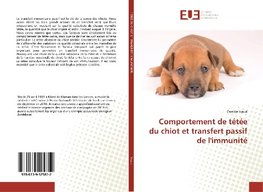 Comportement de tétée du chiot et transfert passif de l'immunité