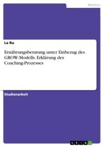 Ernährungsberatung unter Einbezug des GROW-Modells. Erklärung des Coaching-Prozesses