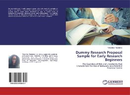 Dummy Research Proposal Sample for Early Research Beginners