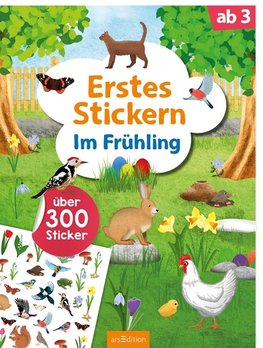 Erstes Stickern Im Frühling