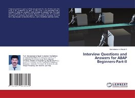 Interview Questions and Answers for ABAP Beginners-Part-II