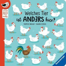 Welches Tier ist anders hier? - Unterschiede finden mit lustigen Tieren für Kinder ab 18 Monaten