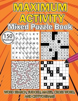 MAXIMUM ACTIVITY Mixed puzzle book