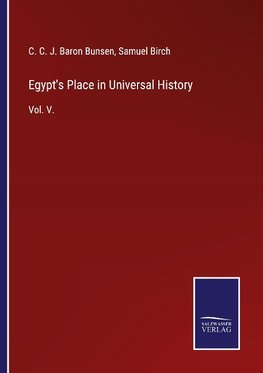 Egypt's Place in Universal History