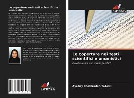 Le coperture nei testi scientifici e umanistici