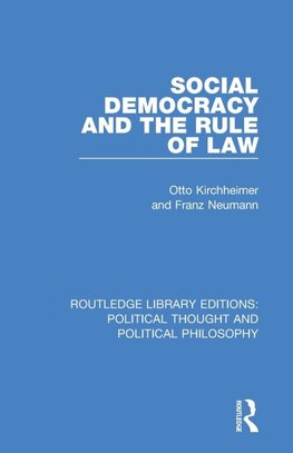 Social Democracy and the Rule of Law