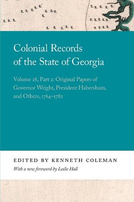 Colonial Records of the State of Georgia