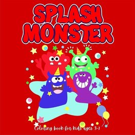 SPLASH MONSTER Coloring book for Kids