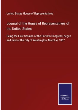 Journal of the House of Representatives of the United States