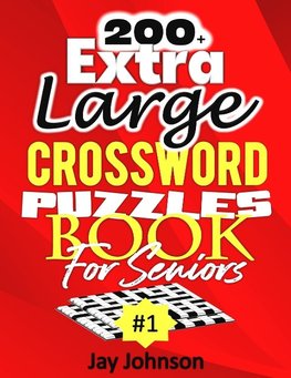 200+ Extra  Large Crossword  Puzzle Book  For Seniors