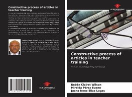 Constructive process of articles in teacher training