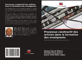 Processus constructif des articles dans la formation des enseignants