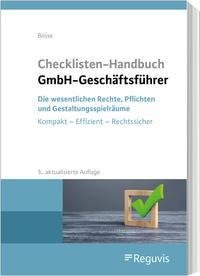 Checklisten Handbuch GmbH-Geschäftsführer