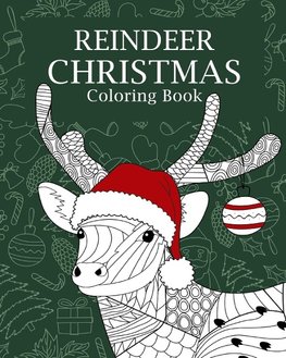 Reindeer Christmas Coloring Book