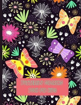 Butterfly coloring book for kids