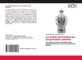 La prisión preventiva en los procesos penales