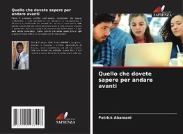 Quello che dovete sapere per andare avanti