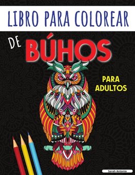 Libro para Colorear de Búhos para Adultos