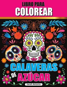 Libro para colorear de calaveras de azúcar