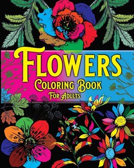 Flowers Coloring Book For Adults