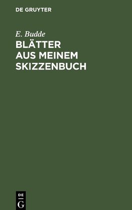 Blätter aus meinem Skizzenbuch