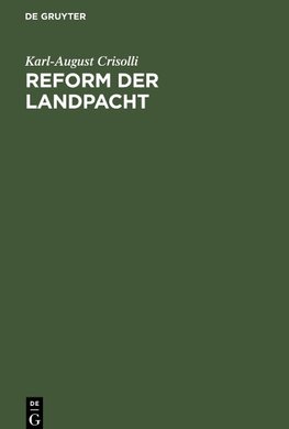 Reform der Landpacht