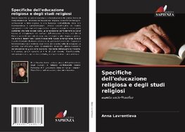 Specifiche dell'educazione religiosa e degli studi religiosi