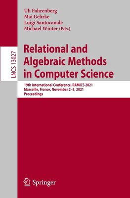 Relational and Algebraic Methods in Computer Science