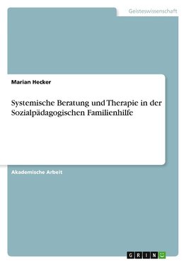 Systemische Beratung und Therapie in der Sozialpädagogischen Familienhilfe