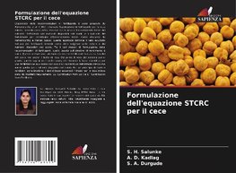 Formulazione dell'equazione STCRC per il cece