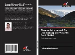 Risorse idriche nel Dir (Piemonte) dell'Atlante Beni Mellal