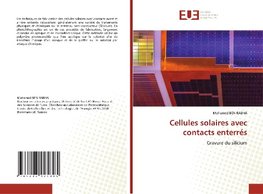 Cellules solaires avec contacts enterrés