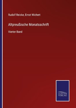 Altpreußische Monatsschrift