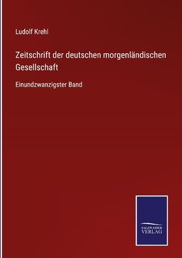 Zeitschrift der deutschen morgenländischen Gesellschaft