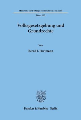 Volksgesetzgebung und Grundrechte