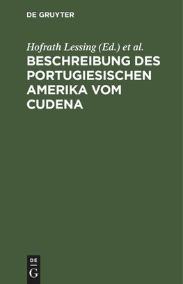 Beschreibung des portugiesischen Amerika vom Cudena