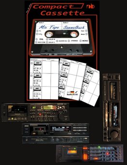 MIX TAPE Compact Cassette - Sammelbuch