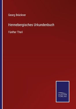 Hennebergisches Urkundenbuch