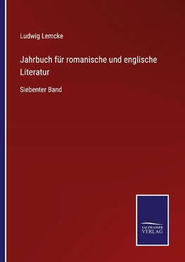 Jahrbuch für romanische und englische Literatur