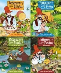 Nelson Mini-Bücher: 4er Pettersson und Findus 1-4