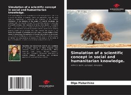 Simulation of a scientific concept in social and humanitarian knowledge.