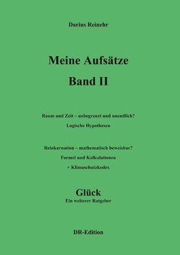 Meine Aufsätze Band II